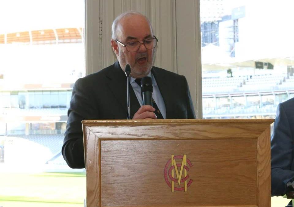 Cricket Society Trust Lunch at Lords on 28/11/21